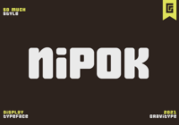Nipok Font - Featured Image