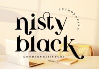 Nisty Black Font - Featured Image