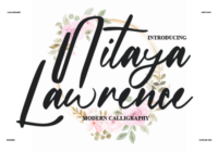 Nitaya Lawrence Font - Featured Image