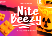 Nite Beezy Font - Featured Image