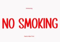 No Smoking Font - Featured Image