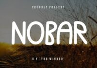 Nobar Font - Featured Image
