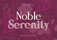 Noble Serenity Font - Featured Image