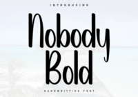 Nobody Bold Font - Featured Image