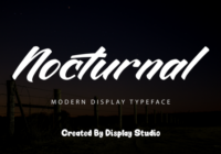 Nocturnal Font - Featured Image