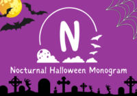 Nocturnal Halloween Monogram Font - Featured Image