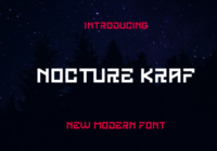 Nocturne Kraft Font - Featured Image