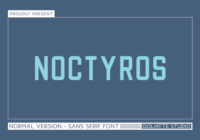 Noctyros Font - Featured Image