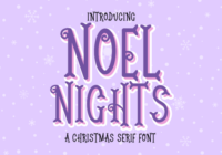 Noel Nights Font - Featured Image