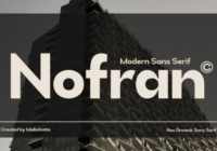 Nofran Font - Featured Image