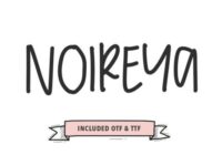 Noireya Font - Featured Image