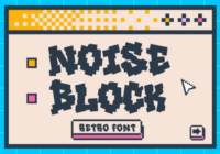Noise Block Font - Featured Image