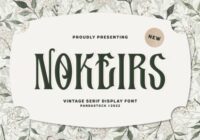 Nokeirs Font - Featured Image