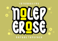 Nolep Erose Font - Featured Image