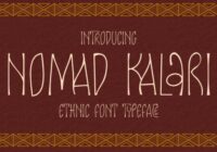 Nomad Kalari Font - Featured Image