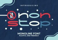 Non Stop Font - Featured Image