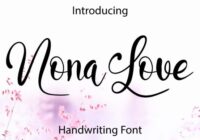 Nona Love Font - Featured Image