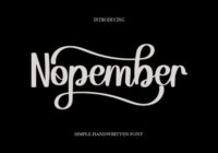 Nopember Font - Featured Image