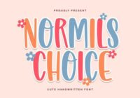 Normils Choice Font - Featured Image