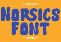 Norsics Font - Featured Image