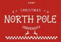 North Pole Christmas Font - Featured Image