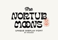 Nortub Moons Font - Featured Image