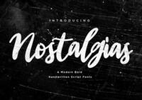 Nostalgias Font - Featured Image