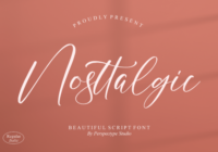 Nosttalgic Font - Featured Image