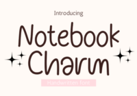 Notebook Charm Font - Featured Image