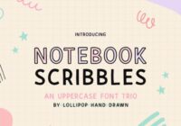 Notebook Scribbles Font - Featured Image