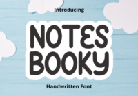Notes Booky Font - Featured Image