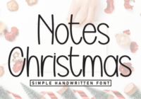Notes Christmas Font - Featured Image