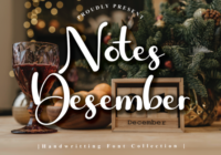 Notes December Font - Featured Image