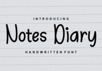 Notes Diary Font - Featured Image