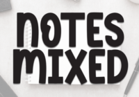 Notes Mixed Font - Featured Image
