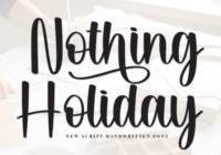 Nothing Holiday Font Font - Featured Image