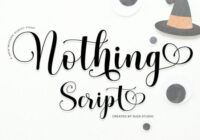 Nothing Script Font - Featured Image
