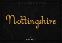 Nottingshire Font - Featured Image