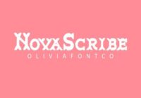 Novascribe Font - Featured Image