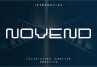 Novend Font - Featured Image