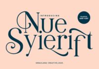 Nue Syierift Font - Featured Image