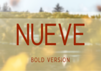 Nueve Bold Font - Featured Image