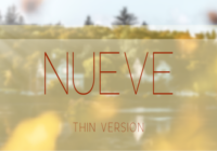 Nueve Thin Font - Featured Image