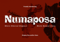 Numaposa Font - Featured Image