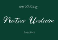 Nuntius Undecim Font - Featured Image