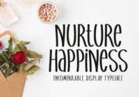Nurture Happiness Font - Featured Image