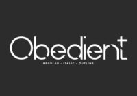 Obedient Font - Featured Image