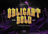 Obligart Bold Font - Featured Image