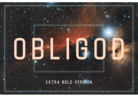 Obligod Extra Bold Font - Featured Image