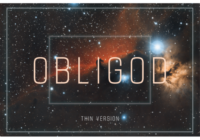 Obligod Outline Thin Font - Featured Image